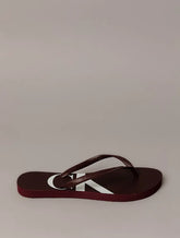 CHINELO CKJ FEM LOGO CORRIDO CK BORDO