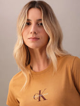 BLUSA CKJ FEM MC REISSUE CENTRALIZADO HAVANA