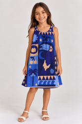 VESTIDO NOITE DO TUCANO FABULA AZUL ESCURO