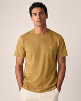 CAMISETA MC MAS 100 ALGODAO BRENDON CARAMELO