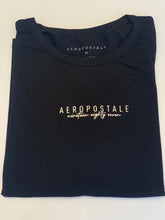 BLUSA FEM MC COTTON AEROPOSTALE PRETO