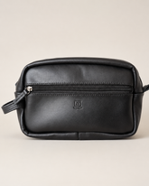 NECESSAIRE COURO BRENDON PRETO