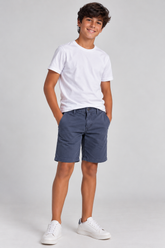 BERMUDA ARAMIS INF CHINO COLOR SARJADA MARINHO