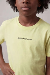 CAMISETA CKJ KIDS MC LOGO CENTRALIZADO LIMA