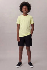 CAMISETA CKJ KIDS MC LOGO CENTRALIZADO LIMA