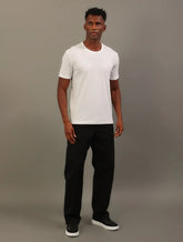 CAMISETA CKJ MAS MC ESSENTIALS BRANCO