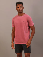 CAMISETA CKJ MAS MC LOGO MONOGRAM BORDO