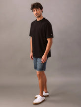 CAMISETA MC CKJ MAS OVERSIZED CK MANGA PRETO