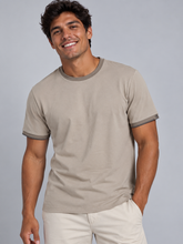 CAMISETA MC CKJ MAS CK SPORTS CAQUI CLARO