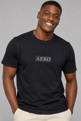 CAMISETA MAS MC AEROPOSTALE PRETO
