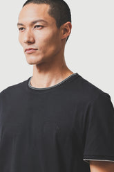 CAMISETA MAS MC BASICA FRISO GOLA ARAMIS PRETO