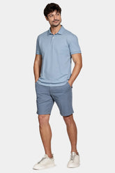 BERMUDA MAS CHINO COLOR NOVA ESSENCIAL AZUL INDIGO