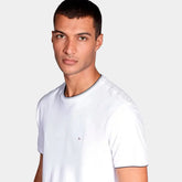 CAMISETA MAS MC BASICA FRISO GOLA ARAMIS BRANCO