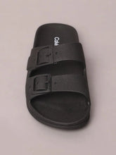CHINELO CKJ KIDS MAS SLIDE DUAS FIVELAS PRETO