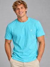 CAMISETA MC MAS 100 ALGODAO BRENDON AZUL CRISTAL