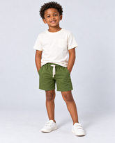 BERMUDA MAS KIDS ALFA VISCOSE BRENDON MILITAR