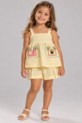 CONJUNTO FEM SOLAR ALPHABETO OFF WHITE