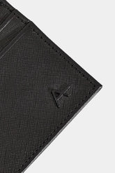 PORTA CARTAO MAS FLAT SAFFIANO ARAMIS PRETO