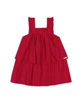 VESTIDO ALC TEC BORDADO LAISE VERMELHO