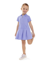 VESTIDO POLO ZIPER PIQUET LIQUID ROXO