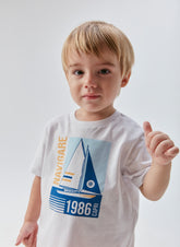 CONJ MAS CAM EST BARCO E BERM SARJA BRANCO/LARANJA