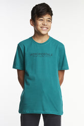 NOVO CAMISETA MC MASC TEEN VERDE ESCURO