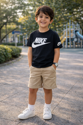 CAMISETA NIKE KIDS MAS FTR EVERGREEN PRETO K25