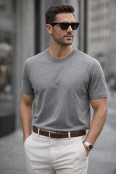 CAMISETA MAS MC ARAMIS BASICA GRAFITE MESCLA