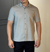 CAMISA MAS MC REG LOOP FLAME ALTINO TABACO