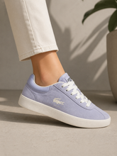 TENIS FEM BASESHOT LACOSTE AZUL CLARO/BRANCO TS1