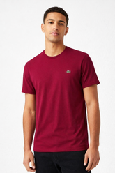 CAMISETA LACOSTE MC MASC BASICA BORDO 476