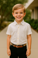 CAMISA MC ARAMIS INF LOOP FLAME BOSCO BRANCO