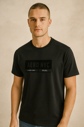 CAMISETA MAS MC SILKADA AEROPOSTALE PRETO