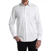 NOVO CAMISA MAS ML SLIM TRICOLINE STRETCH BRANCO