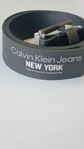 CINTO CKJ MASC SILK NEW YORK PRETO PRETO