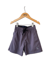 SHORT TACTEL MASC KIDS LISO CINZA ESCURO