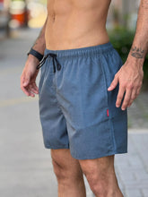 SHORT PRAIA RSV MAS TEXTURADO SUMMER AZUL IRON