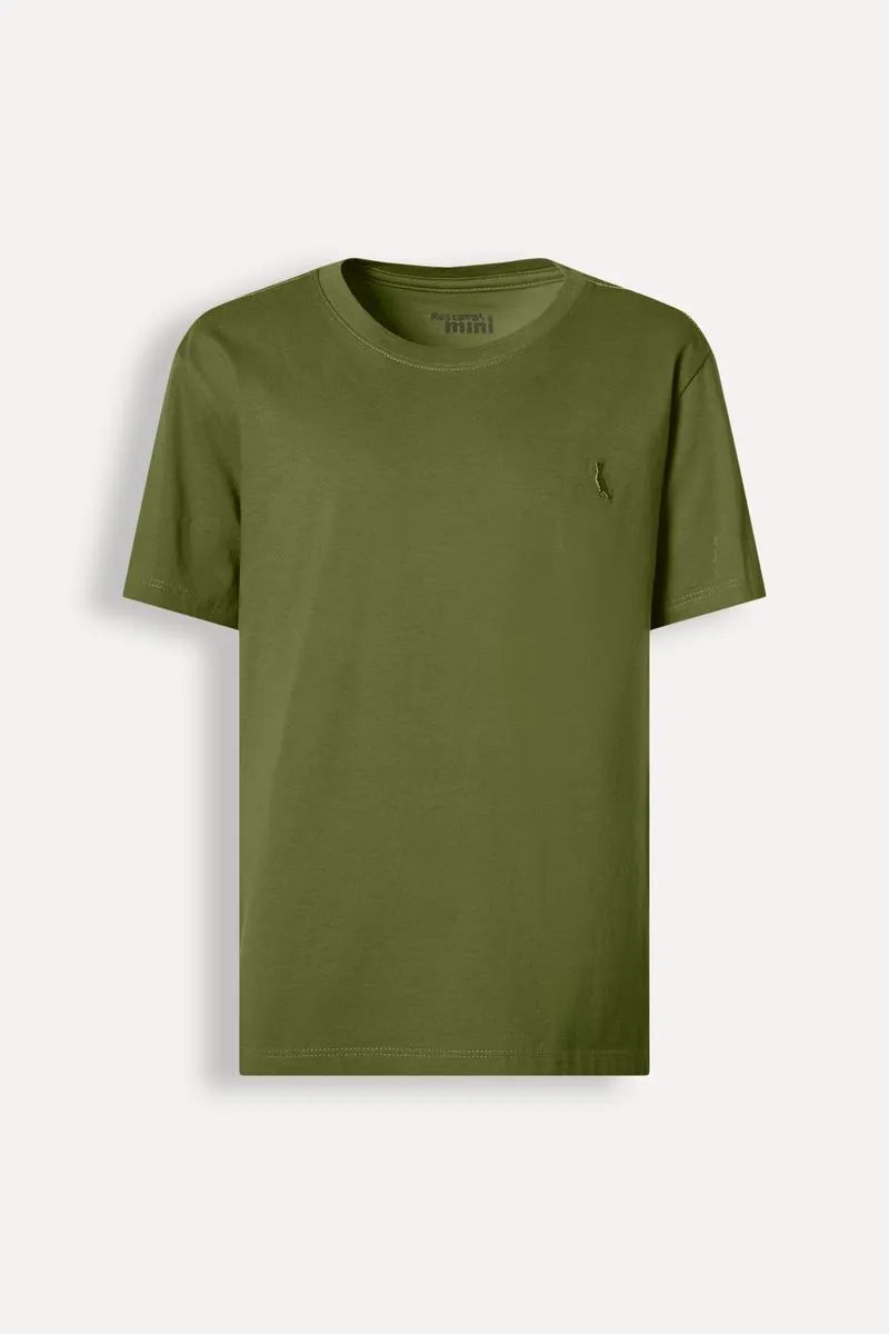 CAMISETA RESERVA MINI CARECA BASICA VERDE MUSGO