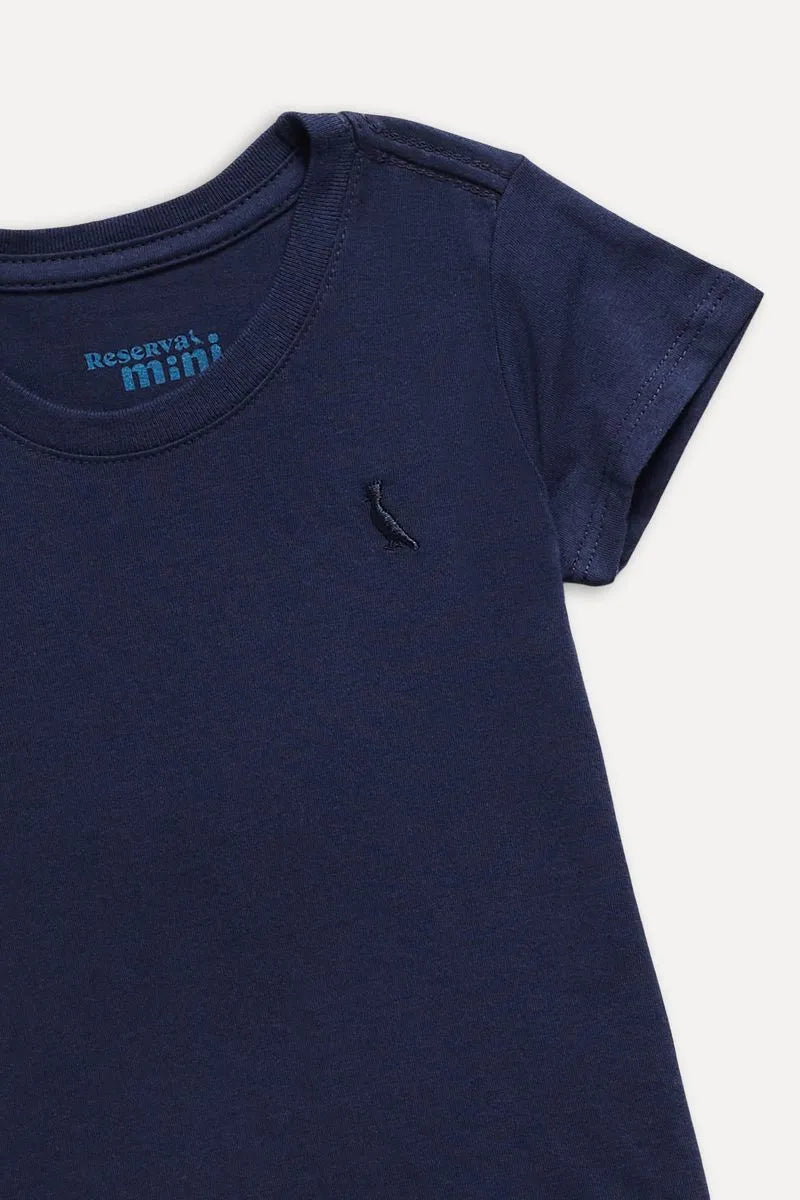 CAMISETA RESERVA MINI BB CARECA BASICA MARINHO