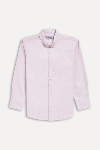 NOVO CAMISA RSV MINI ML OXFORD COLOR ROSA CLARO