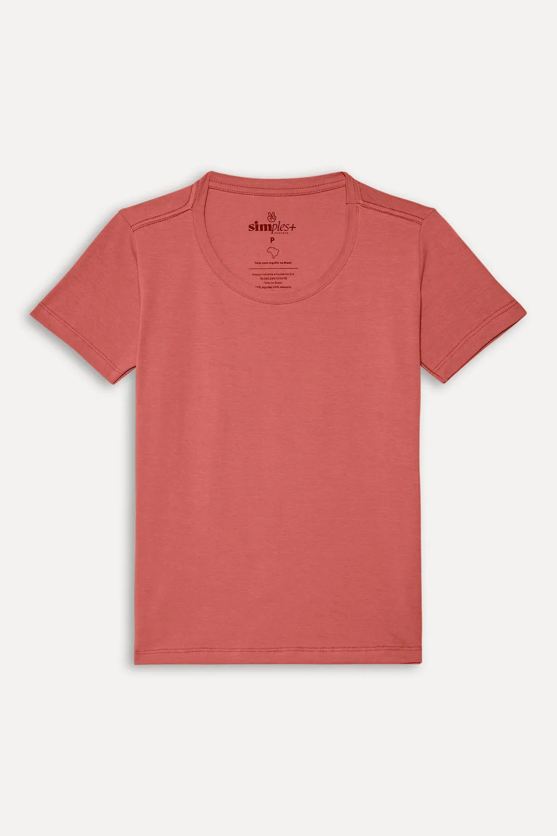 BLUSA MC FEM SIMPLES + TELHA