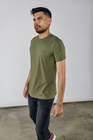 CAMISETA MAS MC ESSENCIAL OGOCHI VERDE MUSGO 0323