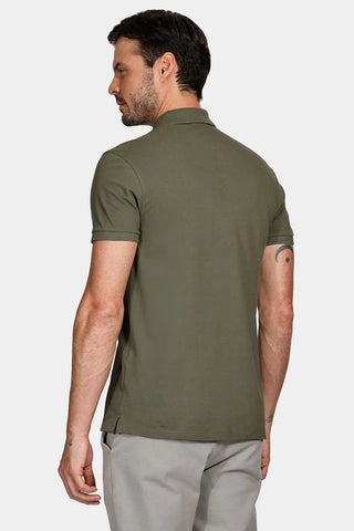 POLO MAS MC PIQUET ZIPER ARAMIS VERDE MILITAR