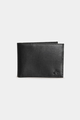 CARTEIRA COURO SAFFIANO ARAMIS PRETO