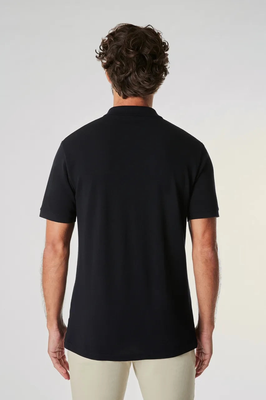POLO RESERVA MAS PIMA PIQUET PRETO