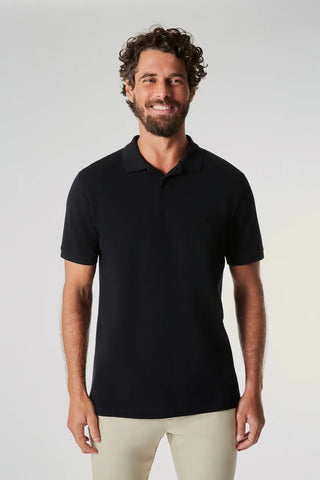 POLO RESERVA MAS PIMA PIQUET PRETO