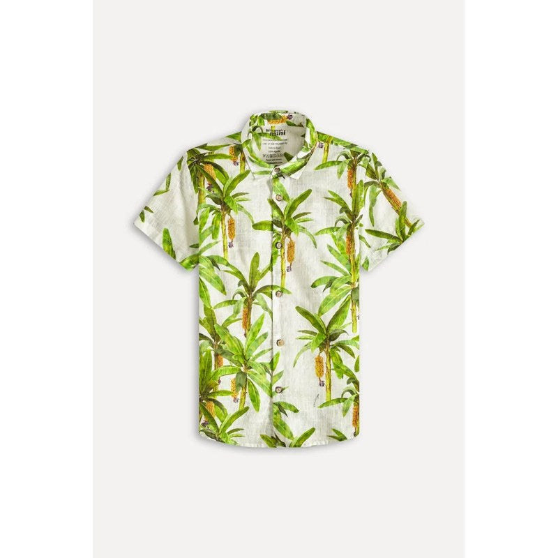 CAMISA RESERVA MINI MC BANANAL BRANCO