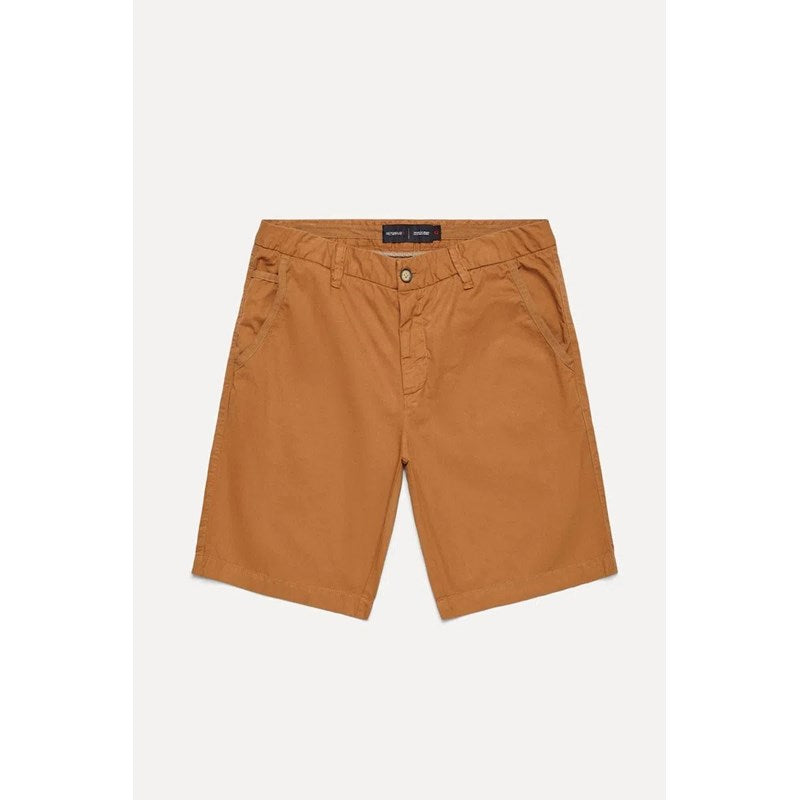 BERMUDA RESERVA MASC CONT CASUAL IRON CARAMELO