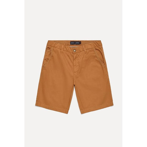 BERMUDA RESERVA MASC CONT CASUAL IRON CARAMELO