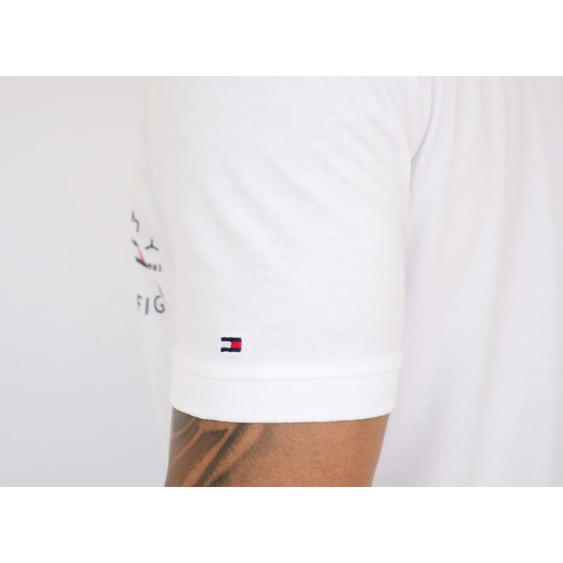 POLO TOMMY MAS WCC SOLID BADGE REGULAR BRANCO